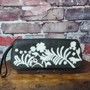 Cole Haan Woven Raffia Clutch/Wristlet